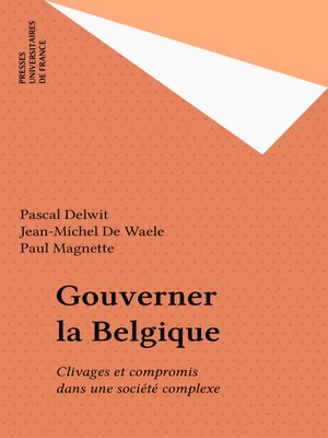 cover image of Gouverner la Belgique